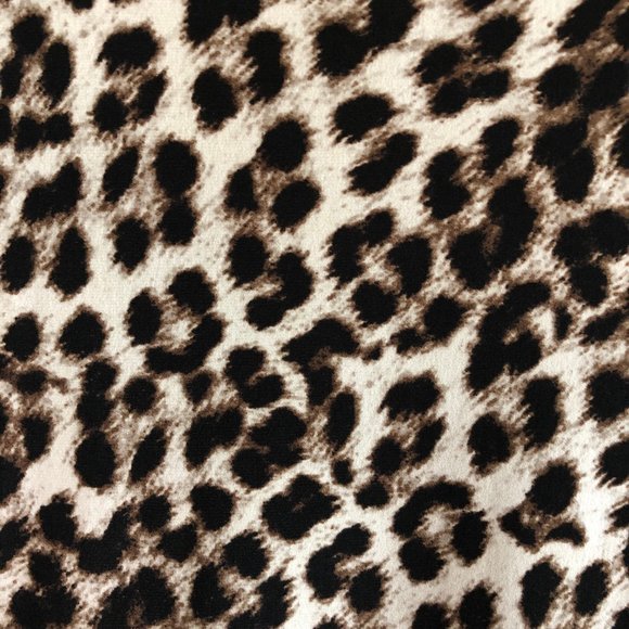 Style & Co L Animal Print Stretch Tank – Square Neck w/ Front Ruching - Picture 4 of 10